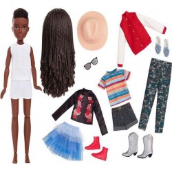 MATTEL Creatable Pack Poupée + tenues et accessoires