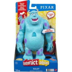 MATTEL Figurine parlante 20cm Pixar Interactables Sulley Monstres et Cie