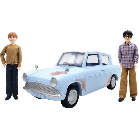 MATTEL Voiture volante + 2 figurines Harry Potter