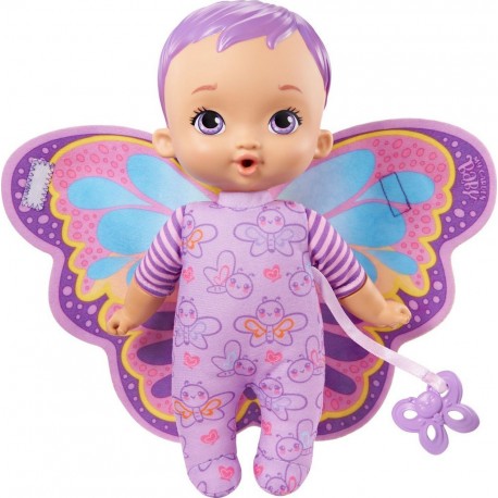 MATTEL Poupée My Garden baby Mon premier bébé Papillon Violet