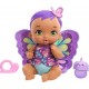 MATTEL My Garden Baby Bébé Papillon Violet boit et fait pipi