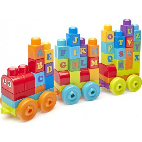 MATTEL Mega Bloks Le train de l'alphabet