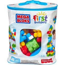 MEGABLOKS MATTEL Sac de blocs de construction 60 pièces