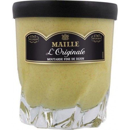 Maille L’Originale Moutarde Fine de Dijon (en forme de verre à Whisky) 280g (lot de 6)