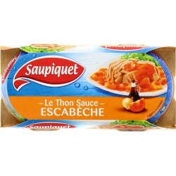 Saupiquet Thon sauce à l'escabèche x2 135g