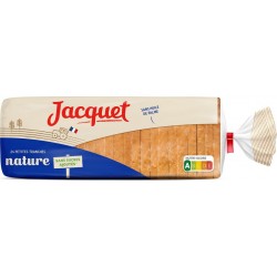 Jacquet Petites tranches nature Sans sucre 450g