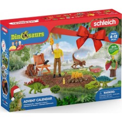 SCHLEICH Calendrier de l'Avent Dinosaurs 2022