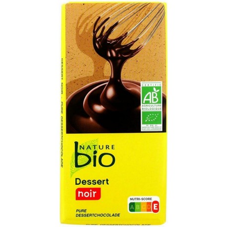 NATURE BIO TABLETTE DESSERT BIO NOIR 200G