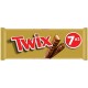 Twix Barre chocolatée nappage caramel x7 350g