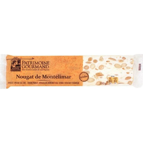 Patrimoine gourmand Nougat de montelimar 200g