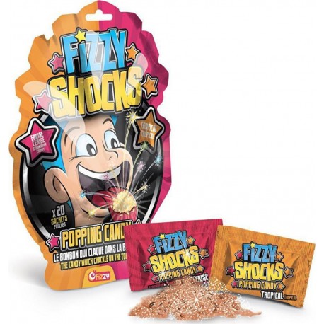 Fizzy shocks popping candy 30g