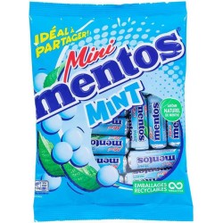 Mentos Mini rouleaux menthe x 15 15x11,07g