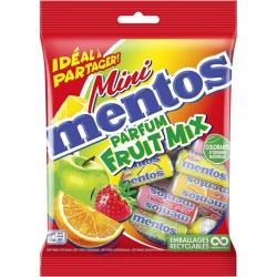 Mentos Mini rouleaux parfum fruit mix x 15 15x11,07g