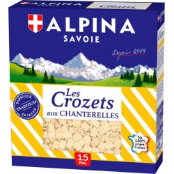 Alpina Savoie Pâtes les crozets aux chanterelles 400g