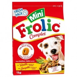 Mini Frolic Complet Croquettes Chiens Volaille Légumes Céréales 1Kg