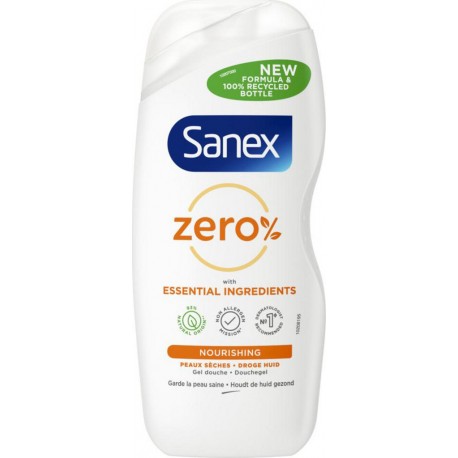 Sanex Gel Douche Zéro 0% Peaux sèches 250ML