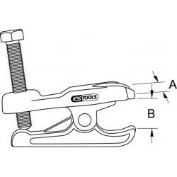 KS Tools Arrache rotules universel mécanique, 70 mm KS Tools 450,0056