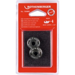 ROTHENBERGER Molette de coupe Rothenberger pour SUPER 1,1/4, acier inoxydable, 2 pièces 070088D