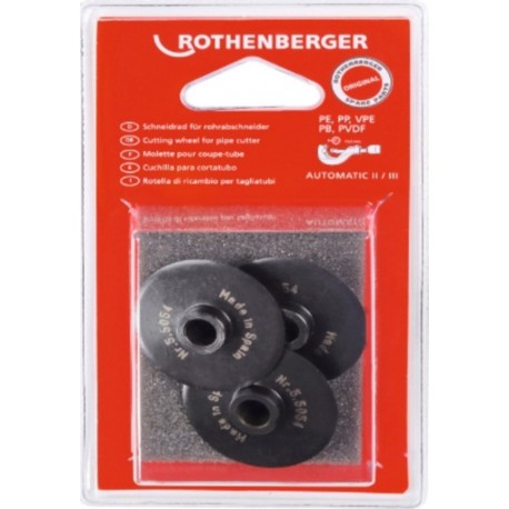 ROTHENBERGER Molette de rechange pour tubes en plastique et matériau composite 055054D