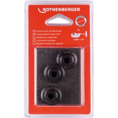 ROTHENBERGER Molette de coupe Rothenberger pour SUPER 1,1/4, 3 pièces 070046D