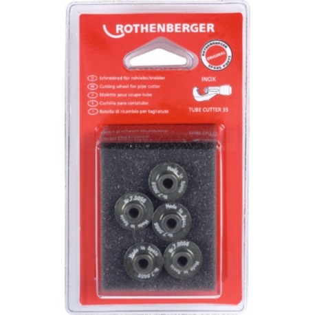 ROTHENBERGER Molette de coupe D. 18,5mm acier trempé fortement allié p. tubes en acier inoxyd 070056D