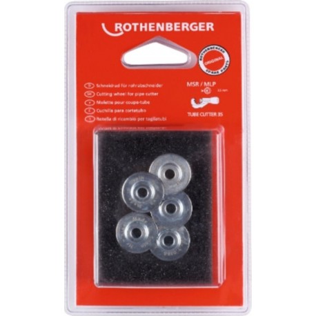 ROTHENBERGER Molette de coupe Rothenberger D.19,3mm acier trempé pour section de tube pour art.no. 781245 5 pièces / carte 07018