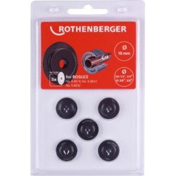 ROTHENBERGER Molette de coupe Rothenberger pour ROSLICE 18mm, 1/2-3/4, 5 pièces 088842D