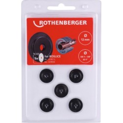 ROTHENBERGER Molette de coupe Rothenberger pour ROSLICE 12mm, 1.1/8, 5 pièces 088840D