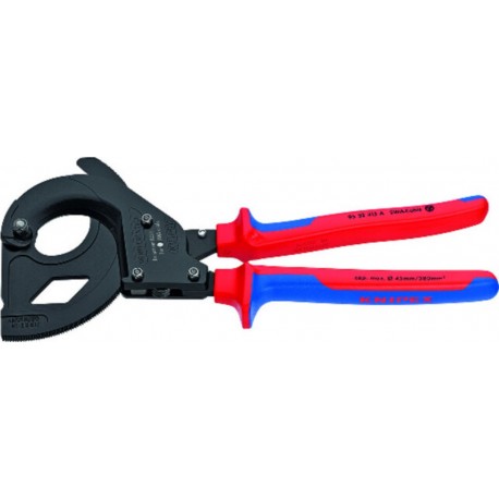 Knipex Coupe-câbles, à cliquet, pour câbles à blindage acier (câbles SWA) Knipex 9532315A