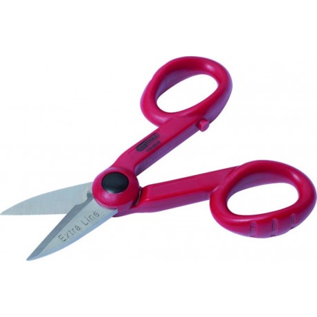 KS Tools Ciseau universel d'atelier, 140mm, rouge 118,001