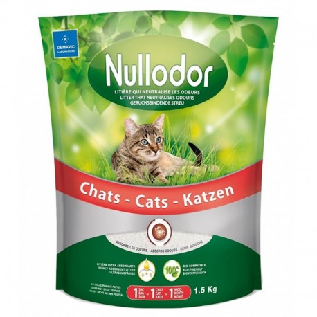 Nullodor Litière Qui Neutralise Les Odeurs Ultra Absorbante 1,5Kg