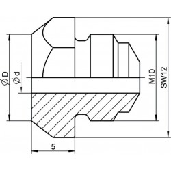 Gesipa Embouts 16/18 f. Pince à riveter aveugle S 1434285