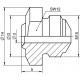 Gesipa Embout pour pièces de rechange 17/48 BT (pour rivets aveugles) 1434989