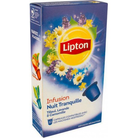 Infusion Lipton Nuit tranquille x10 16g