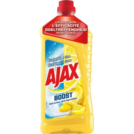 Ajax Boost Multi-Surfaces Bicarbonate et Citron 1,25L