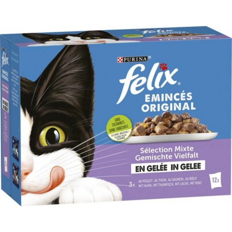 Felix Emincés En Gelée Volaille légumes 12x85g