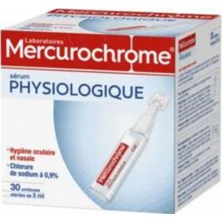 Mercurochrome SERUM PHYSIOLOGIQUE 30U boîte 30 unidoses 5ml