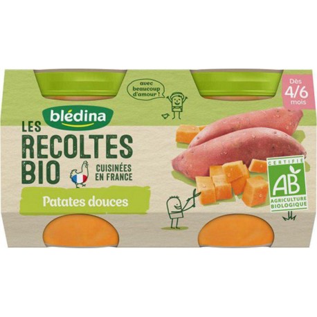 Blédina Les Récoltes Bio Patates Douces