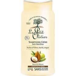 Le Petit Olivier Shampooing crème soin nutrition aux Huiles d'Olive Karité Argan 250ml