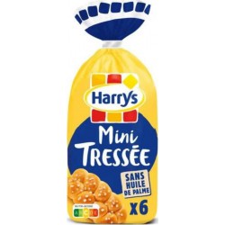 Harrys Brioche Mini Tressée Nature au sucre perlé 210g