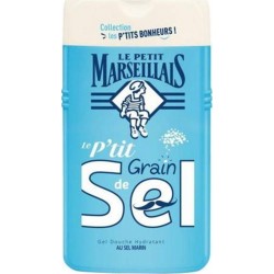 Le Petit Marseillais Gel Douche Le P’tit Grain De Sel Au Sel Marin 250ml (lot de 8)