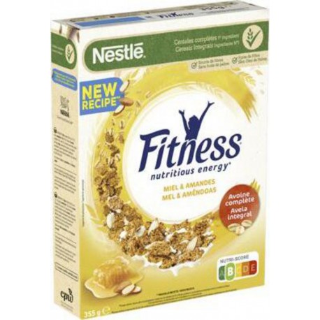 Nestlé Céréales Fitness Miel et amandes 425g