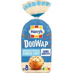 Harrys Brioche Doowap sans additifs Pépites Choco Lait x8 320g