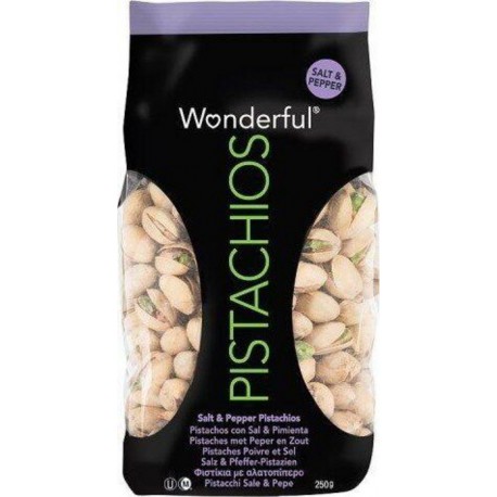 Pistaches Pistachios Wonderful Sel et Poivre 250g