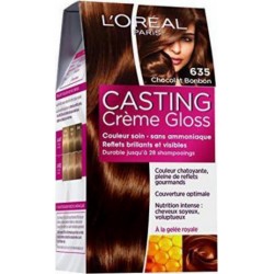 L'Oréal Coloration Cheveux 6.35 Chocolat bonbon CASTING CREME GLOSS boîte