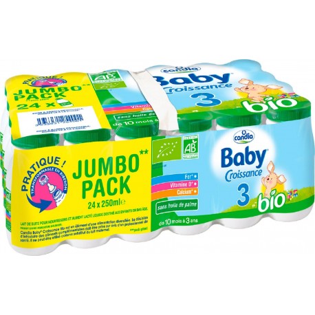 CANDIA BABY3 BIO JUMBO PACK 24x25cl