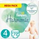 PAMPERS Couches Bébé Harmonie Taille 4 9Kg-14Kg x72