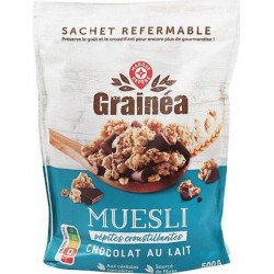 Grainéa  Céréales Muesli Chocolat au Lait 500g