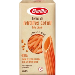 BARILLA BARIL.PENNE LENTILLES COR.250G