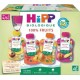 Compote bébé dès 4/6 mois Gourdes Multipack 4 variétés Bio HIPP BIOLOGIQUE x8 90g